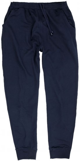 Adamo Athen Sweatpants with Cuffs Navy - Sporta bikses un šorti - Sporta bikses un Sporta šorti - 2XL-12XL