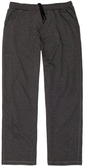 Adamo Athen Sweatpants with Open Hem Charcoal - Sporta bikses un šorti - Sporta bikses un Sporta šorti - 2XL-12XL