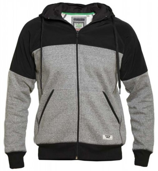 D555 Banbury Hoodie Black - Džemperi un džemperi ar kapuci - Džemperi - 2XL-14XL