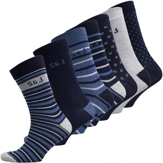Smith & Jones Benji 7-pack Socks - Apakšveļa un peldšorti - Apakšveļa - 2XL-8XL