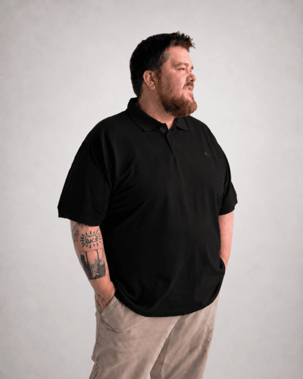 Motley Denim Bratislava Polo Black - Polo krekli - Polo krekli - 2XL-8XL