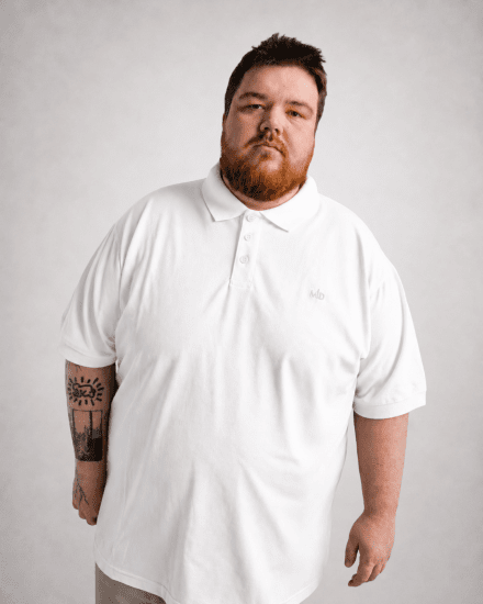 Motley Denim Bratislava Polo White - Polo krekli - Polo krekli - 2XL-8XL