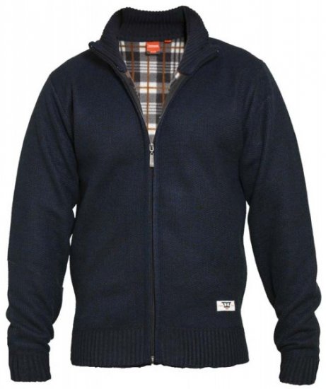 D555 Braxton Sweater Navy - Džemperi un džemperi ar kapuci - Džemperi - 2XL-14XL