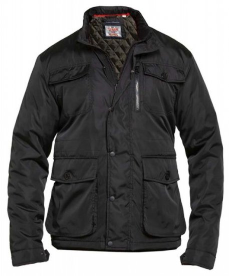 D555 Brentford Jacket Black - Jakas & Lietus apģērbs - Jakas - 2XL-12XL