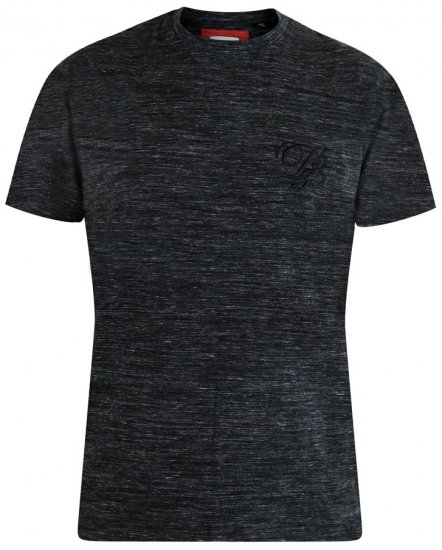 D555 Chalmer Couture Space Dye T-shirt Black - T-krekli - T-krekli - 2XL-14XL