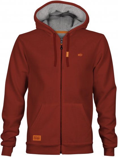 Motley Denim Copenhagen Hoodie Red - Džemperi un džemperi ar kapuci - Džemperi - 2XL-14XL