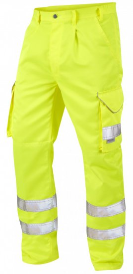 Leo Bideford Cargo Pants Hi-Vis Yellow - Darba apģērbs - Darba apģērbs - 3XL-10XL