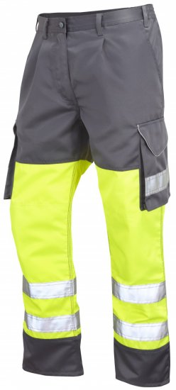 Leo Bideford Cargo Pants Hi-Vis Yellow/Grey - Darba apģērbs - Darba apģērbs - 3XL-10XL