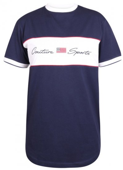 D555 Cullen T-shirt Navy - T-krekli - T-krekli - 2XL-14XL