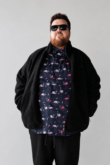 Jack & Jones Norrebro Teddy Jacket Black - Jakas & Lietus apģērbs - Jakas - 2XL-12XL