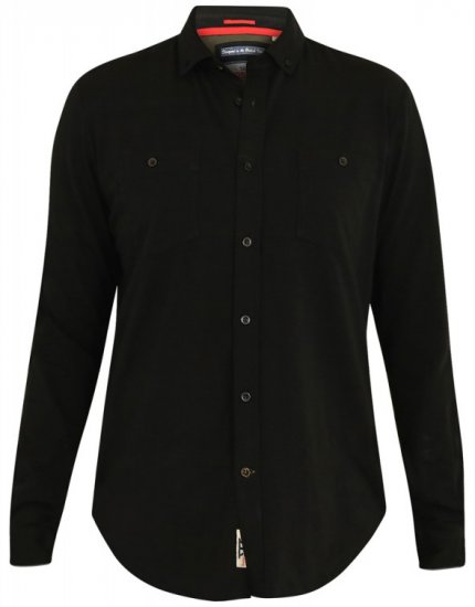 D555 Donnie Long Sleeve Jersey Shirt Black - Krekli - Krekli - 2XL-8XL