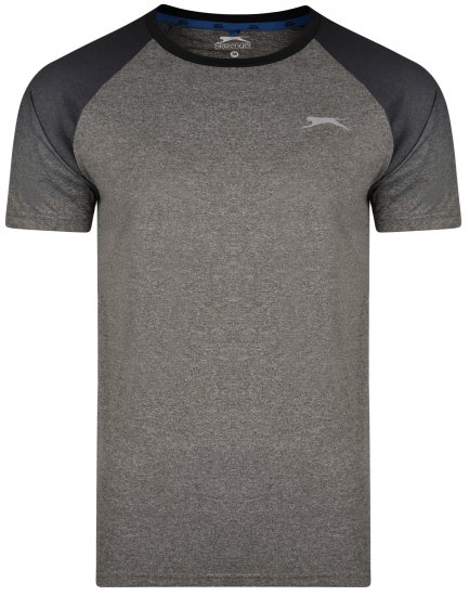 Slazenger Eli T-shirt Charcoal - T-krekli - T-krekli - 2XL-14XL