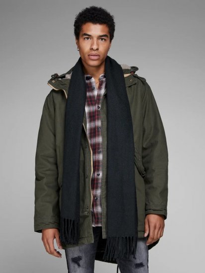Jack & Jones Solid Šalle Melns - Šalles - 