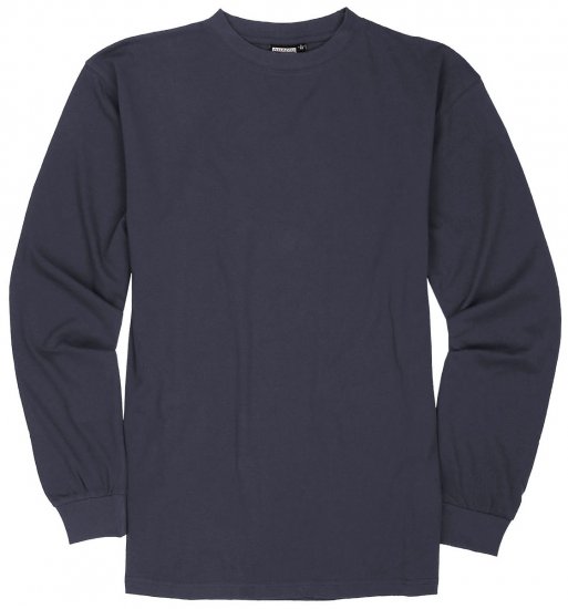 Adamo Floyd Comfort fit Long sleeve T-shirt Charcoal - T-krekli - T-krekli - 2XL-14XL