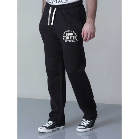 D555 Tony Sweatpants Black - Sporta bikses un šorti - Sporta bikses un Sporta šorti - 2XL-12XL