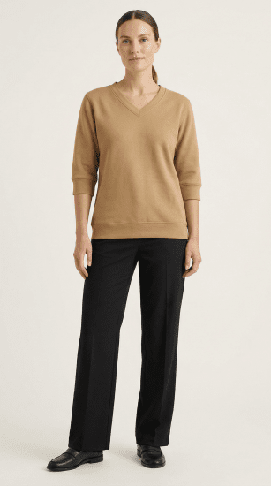 Nora Mikken GELINA Sweater Camel - SIEVIEŠU APĢĒRBS XS-XXL - 