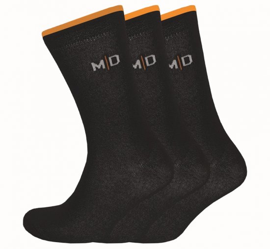 Motley Denim George Socks 3-Pack Black - Apakšveļa un peldšorti - Apakšveļa - 2XL-8XL