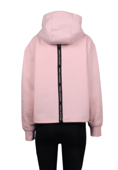 Nora Mikken GERTRUD Cropped Hoodie Pink - Džemperi un džemperi ar kapuci - 