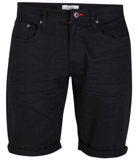 D555 Gilbert Stretch Shorts Black - Šorti - Šorti - W40-W60