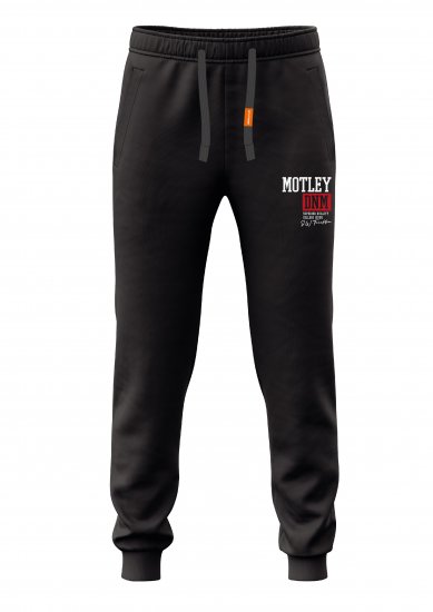 Motley Denim Glasgow Sweatpants Black - Sporta bikses un šorti - Sporta bikses un Sporta šorti - 2XL-8XL