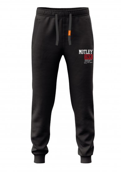 Motley Denim Glasgow Sweatpants Black - Sporta bikses un šorti - Sporta bikses un Sporta šorti - 2XL-12XL
