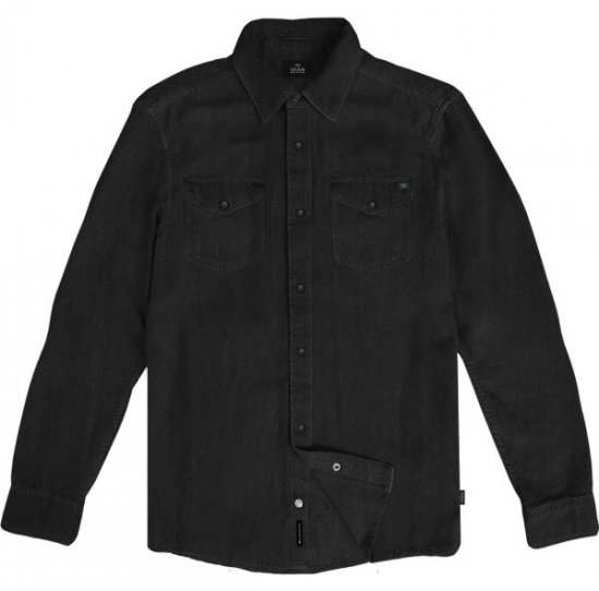 Double Outfitters GS-5126 Krekls ar spiedpogām Melna - Krekli - Krekli - 2XL-8XL
