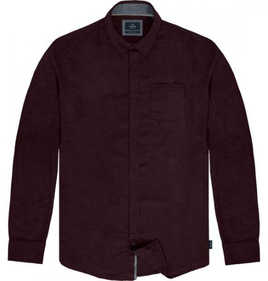 Double Outfitters GS-5225 Oksforda krekls Bordo - Krekli - Krekli - 2XL-8XL