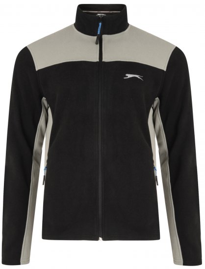 Slazenger Haines Microfleece Black - Džemperi un džemperi ar kapuci - Džemperi - 2XL-14XL