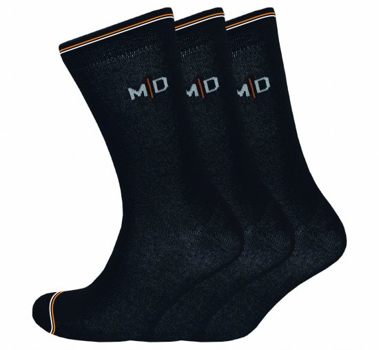 Motley Denim Harry Socks 3-Pack Black - Apakšveļa un peldšorti - Apakšveļa - 2XL-8XL