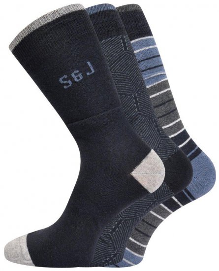 Smith & Jones Hessa 3-pack Socks (46-49) - Apakšveļa un peldšorti - Apakšveļa - 2XL-8XL