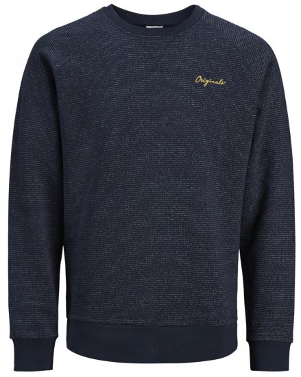 Jack & Jones Hide Sweatshirt Navy - Džemperi un džemperi ar kapuci - Džemperi - 2XL-14XL
