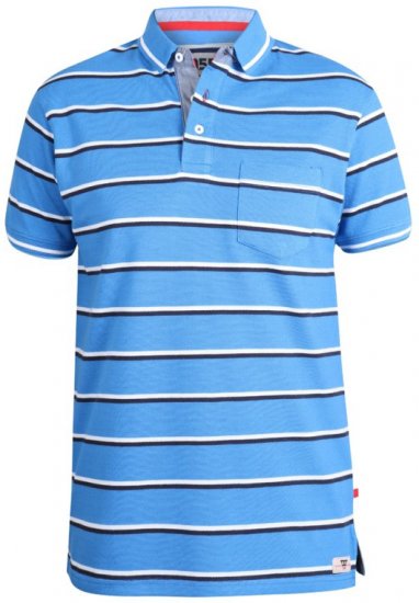 D555 Holmes Polo Blue - Polo krekli - Polo krekli - 2XL-8XL