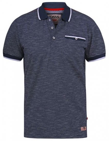 D555 Hornet Fine Stripe Jersey Polo - Polo krekli - Polo krekli - 2XL-8XL
