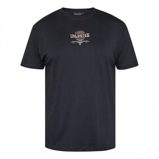 North Latitude T-Shirt With Print Melna - T-krekli - T-krekli - 2XL-14XL
