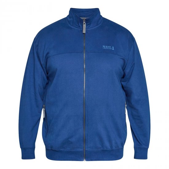 North Latitude Sweat Cardigan Zila - Džemperi un džemperi ar kapuci - Džemperi - 2XL-14XL