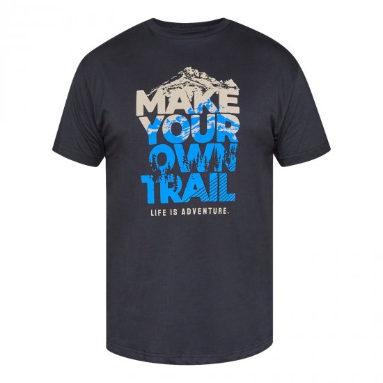 North Latitude Trail T-Shirt Melna - T-krekli - T-krekli - 2XL-14XL