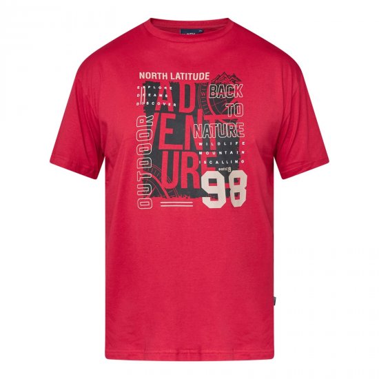 North Latitude Adventure 98 Graphic Tee Dzeltena/Oranža - TALL T-krekli - T-krekli gariem vīriešiem
