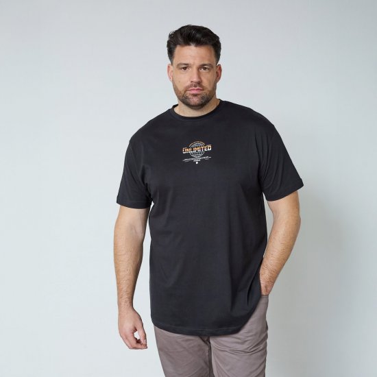 North Latitude T-Shirt With Print Melna - T-krekli - T-krekli - 2XL-14XL
