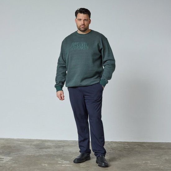 North Latitude Crewneck Logo Sweat Zaļa/Haki - TALL džemperi - TALL džemperi un jakas ar kapuci
