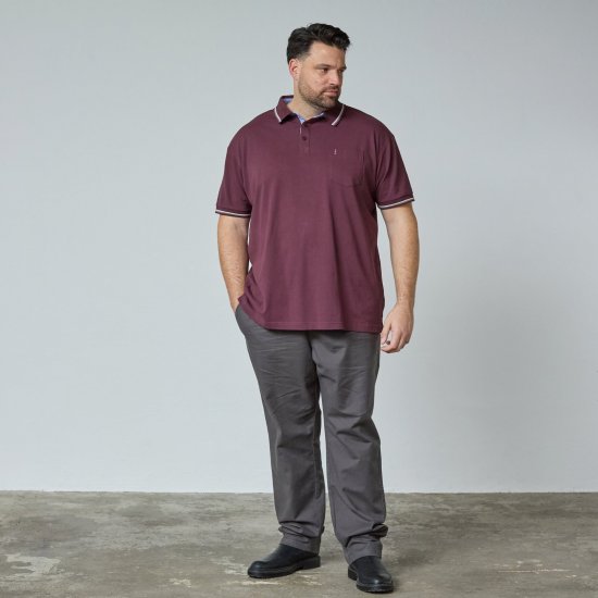 North Latitude Superflex Polo Aubergine - TALL polo krekli - TALL polo krekli gariem vīriešiem