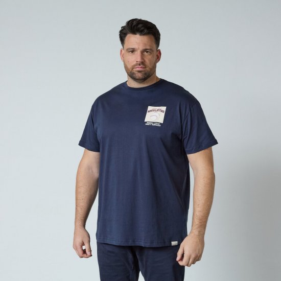 North Latitude T-Shirt With Print Tumši zila - T-krekli - T-krekli - 2XL-14XL