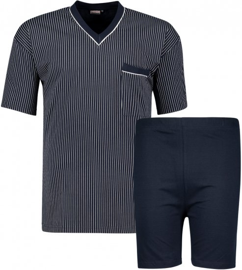 Adamo Gustav Short sleeve Pyjama Charcoal - Apakšveļa un peldšorti - Apakšveļa - 2XL-8XL