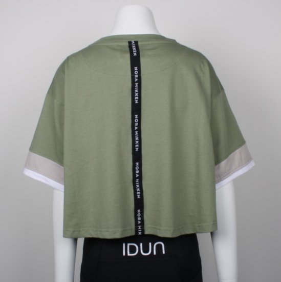 Nora Mikken AGNES Crop Top Green - T-krekli - 