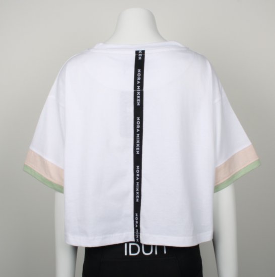 Nora Mikken AGNES Crop Top White - T-krekli - 