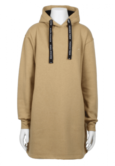 Nora Mikken KRISTINA Long Hoodie Camel - Džemperi un džemperi ar kapuci - 