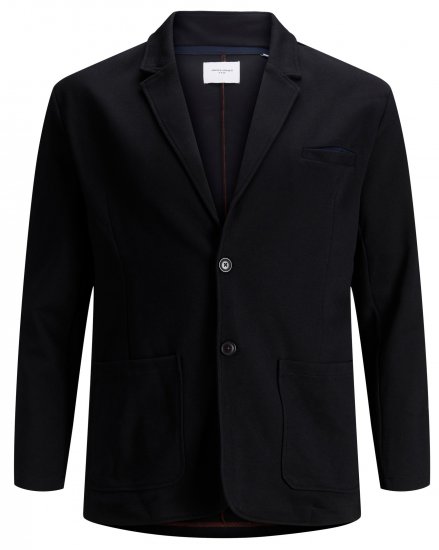 Jack & Jones Diego Sweat Blazer Black - Uzvalki un žaketes - Liela izmēra uzvalki un bleizeri