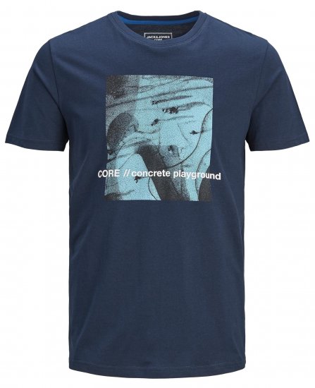 Jack & Jones Jump T-shirt Navy - T-krekli - T-krekli - 2XL-14XL