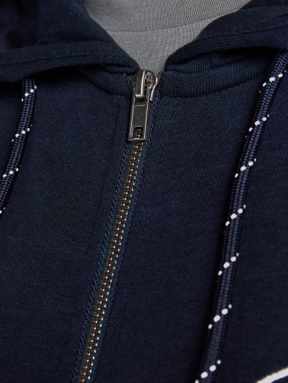 Jack & Jones Califlomax Sweat Hood Navy blazer - Džemperi un džemperi ar kapuci - Džemperi - 2XL-14XL