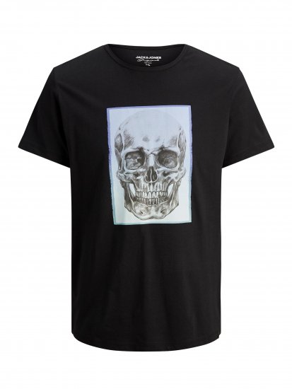 Jack & Jones Gradskull T-Shirt Black - T-krekli - T-krekli - 2XL-14XL