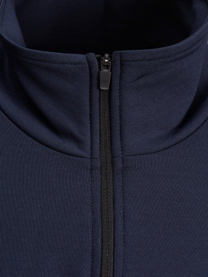 Jack & Jones Running Half Zip Sweat Navy - Džemperi un džemperi ar kapuci - Džemperi - 2XL-14XL